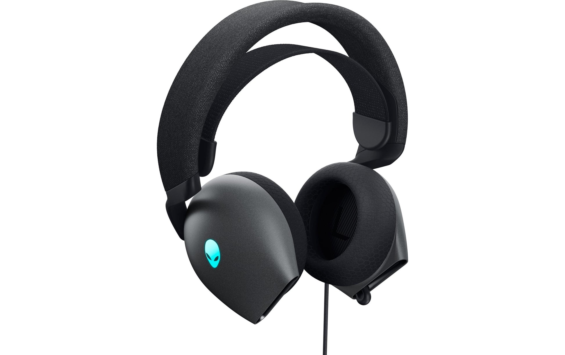 Alienware AW520H Gaming-Headset – Over-Ear, Stereo, Kabelgebunden, 3,5 mm Klinke + USB, Grau