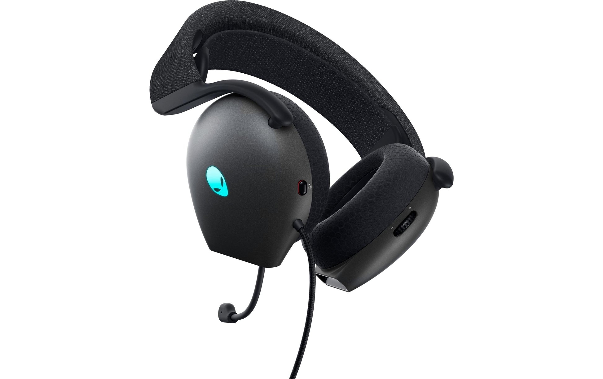 Alienware AW520H Gaming-Headset – Over-Ear, Stereo, Kabelgebunden, 3,5 mm Klinke + USB, Grau