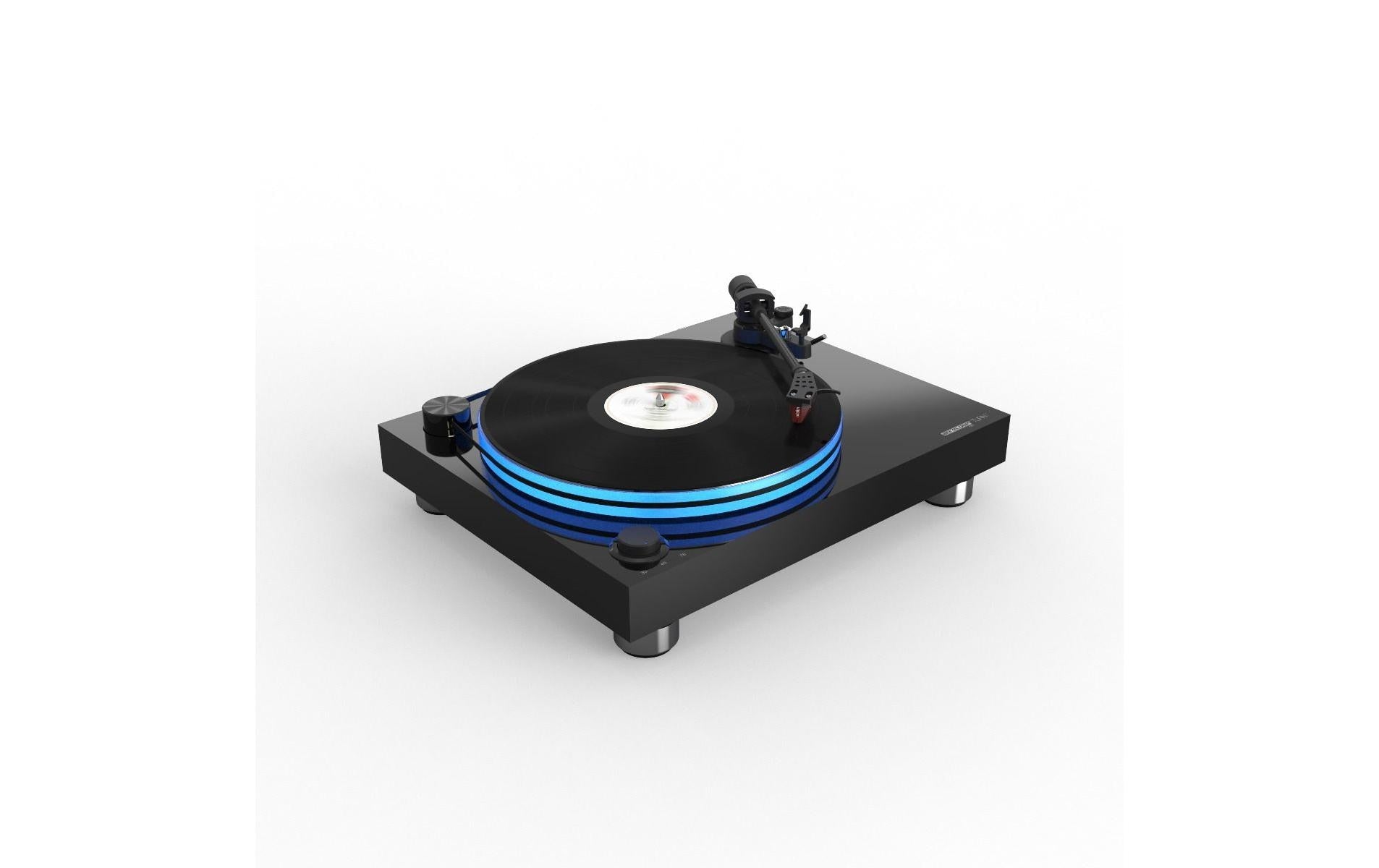 Reloop Turn7 – Plattenspieler – Riemenantrieb, Phono-Preamp, J-Tonarm, Tonabnehmer dabei – Schwarz