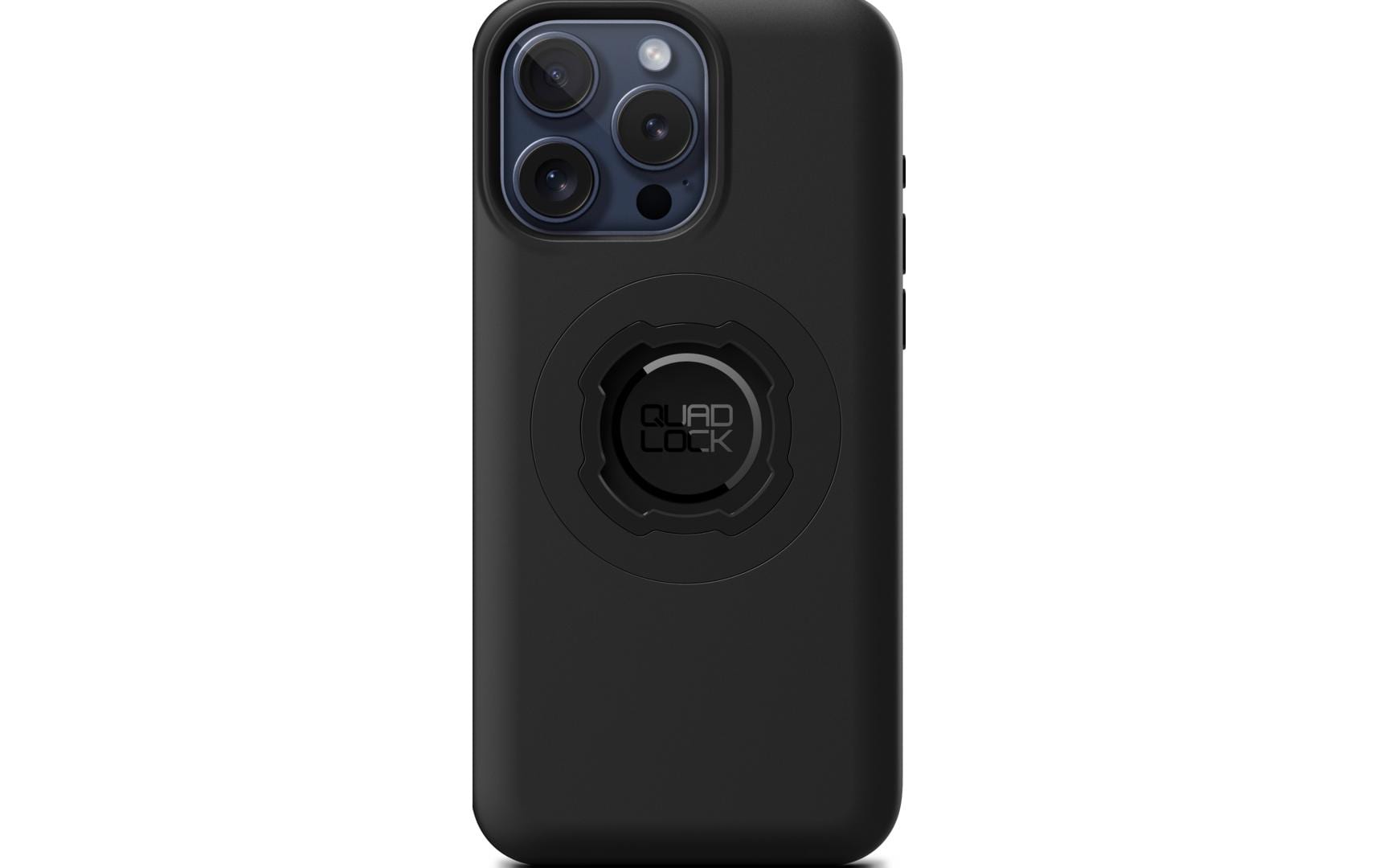 Quad Lock Backcover – für Apple iPhone 15 Pro Max – MagSafe, Mikrofaser+TPU+PC, Schwarz