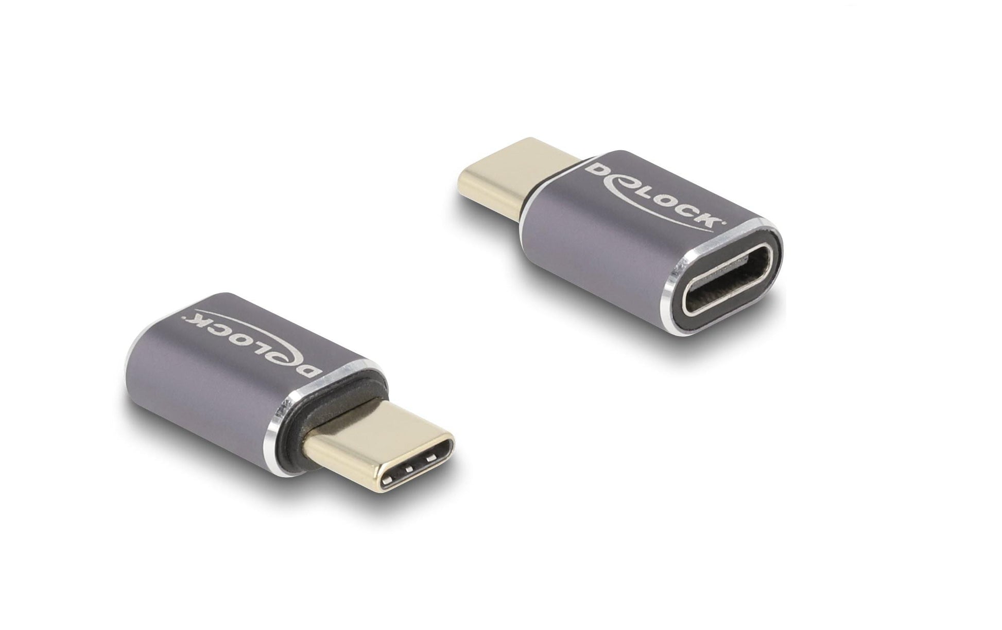 DeLOCK USB-C Adapter USB-C zu USB-C – 8K (7680 × 4320) @ 144 Hz, USB4 (40 Gbit/s) – für USB-C Geräte