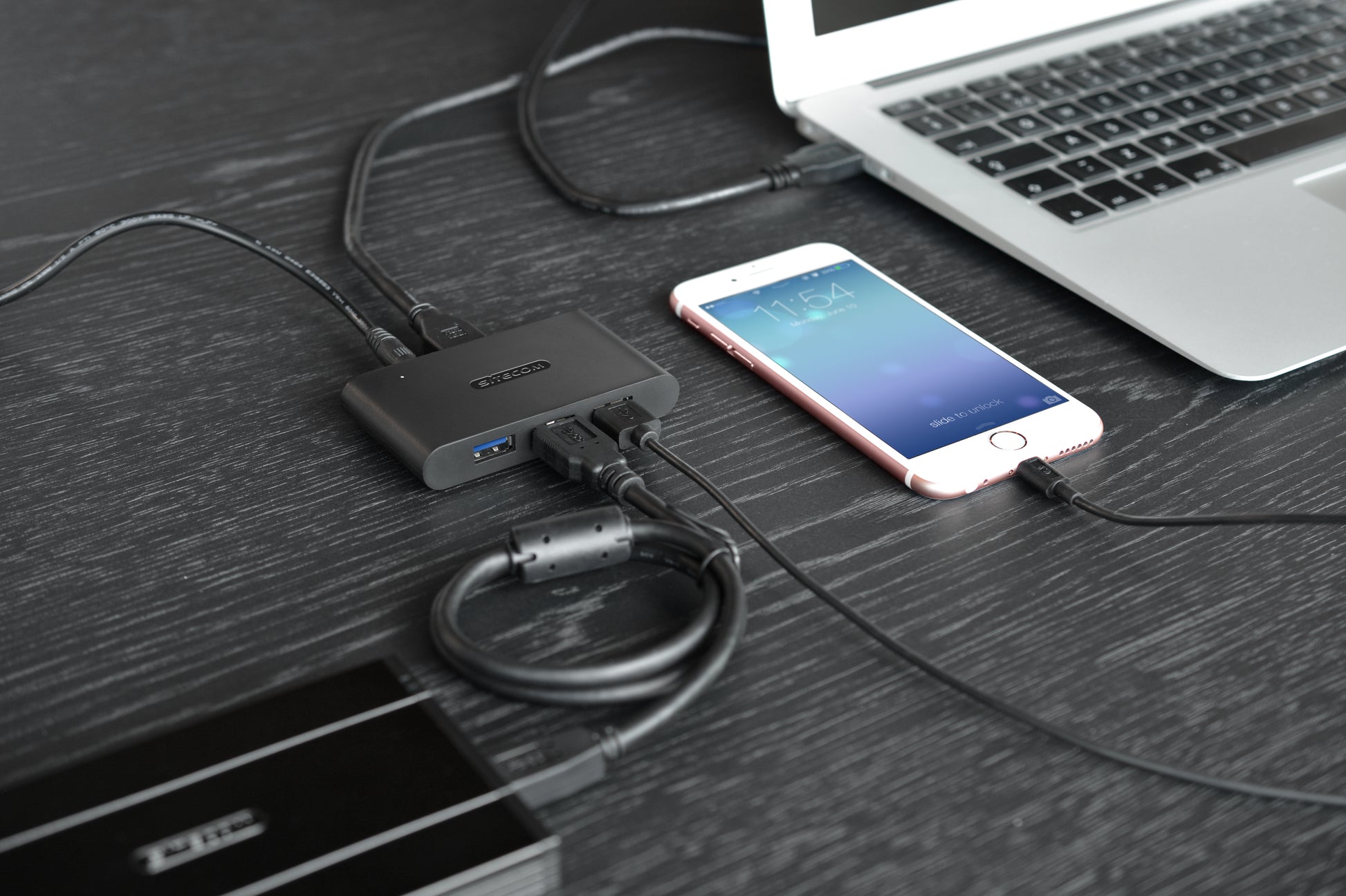 Sitecom CN-083 USB-Hub – USB 3.0, 4× USB-A, für Windows/Mac/Linux