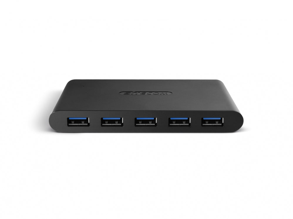Sitecom CN-084 USB-Hub – USB 3.0, 7× USB-A, für Windows/Mac/Linux