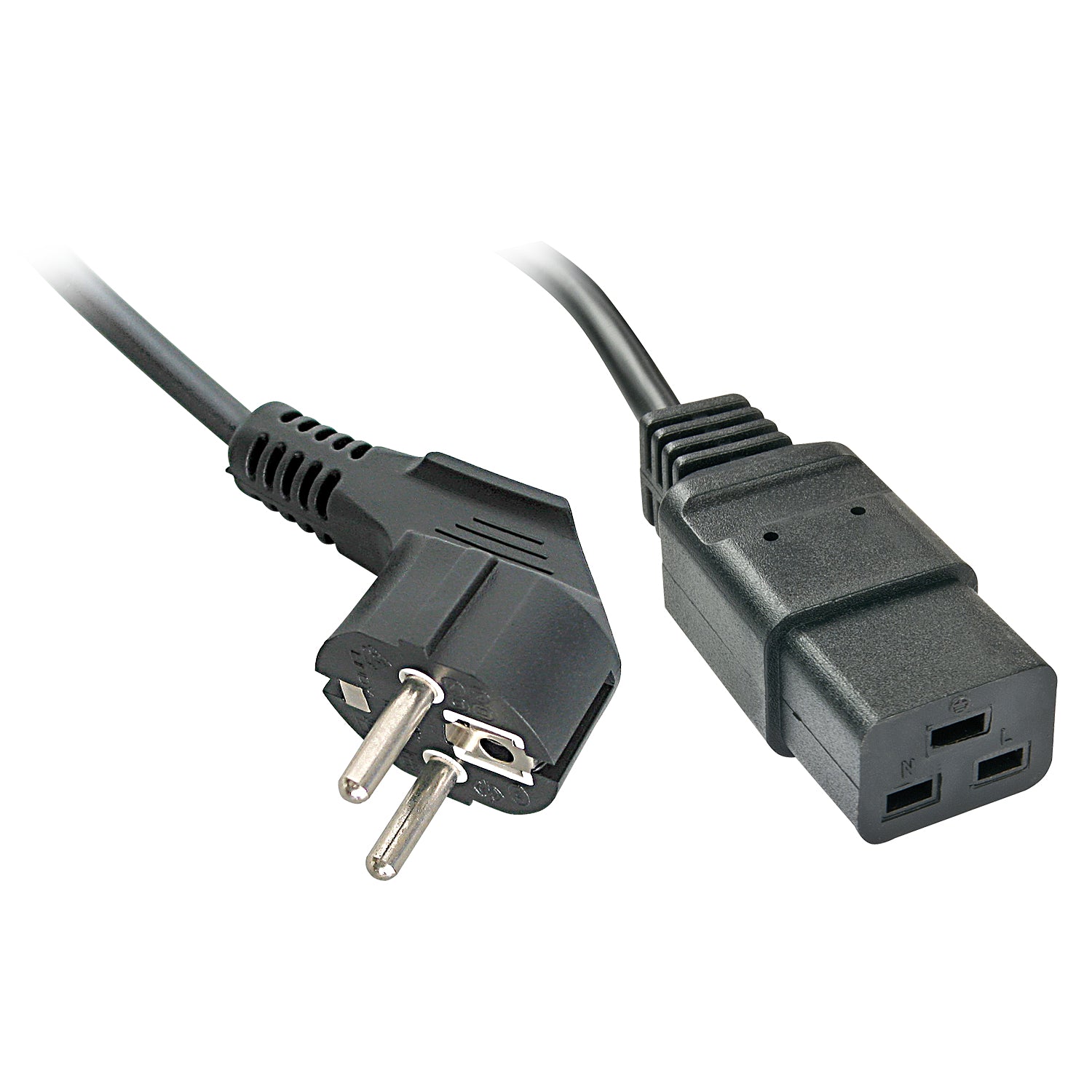 Lindy Netzkabel, Schuko auf IEC C19, bis 16 A, 2 m