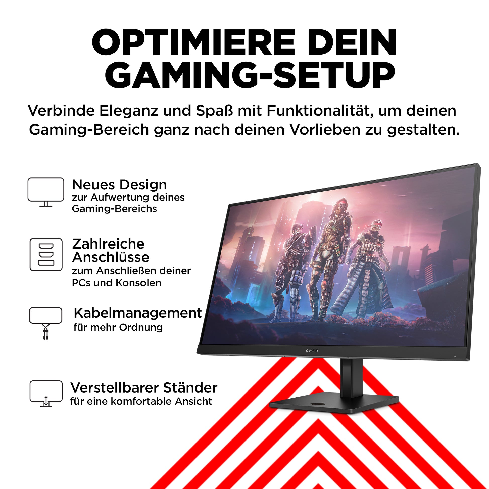 HP OMEN 32Q – Monitor, 32" 2560 × 1440 (WQHD), 165 Hz