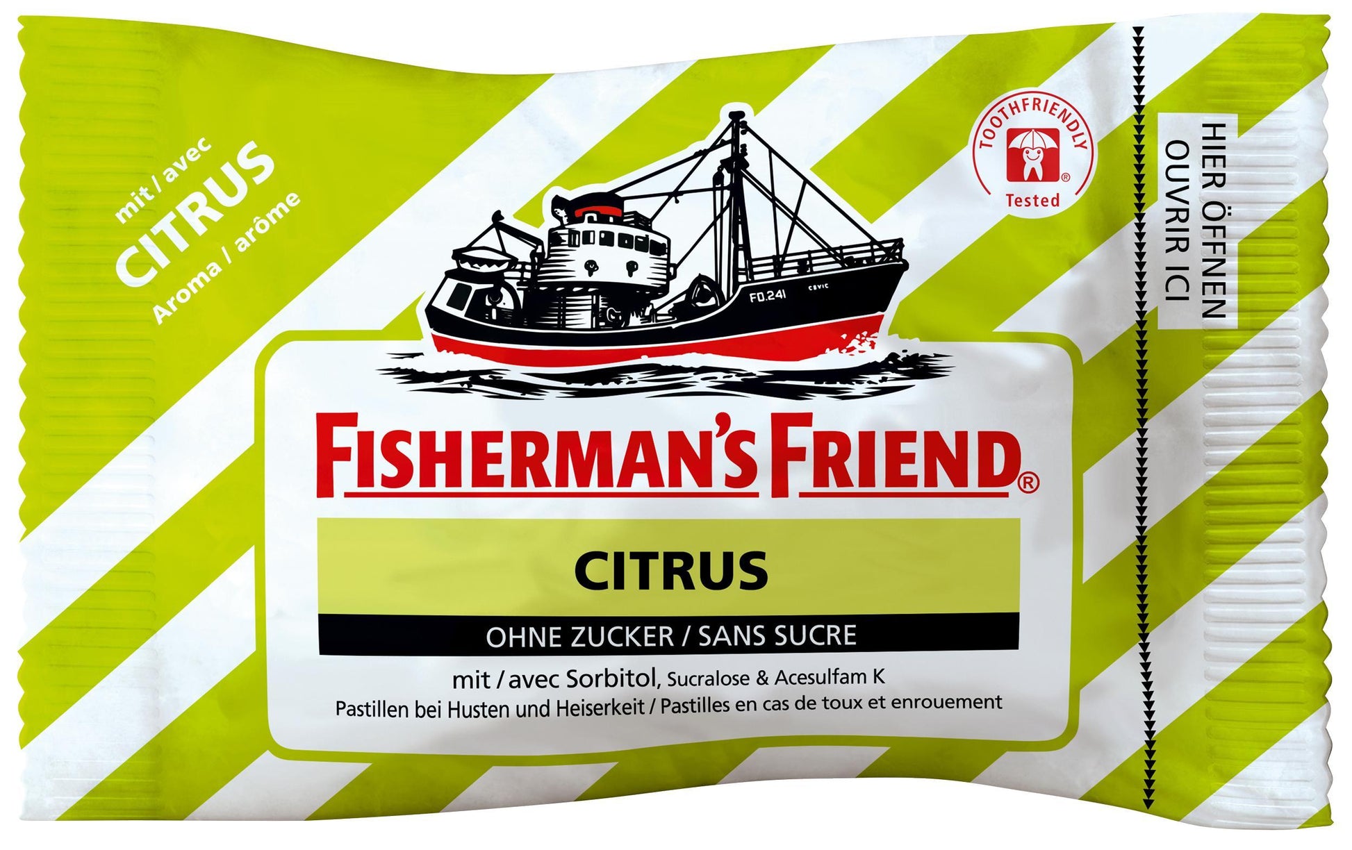 Fisherman-s Friend Fisherman's Friend Bonbons – Citrus, vegetarisch, 24 × 25 g (600 g)