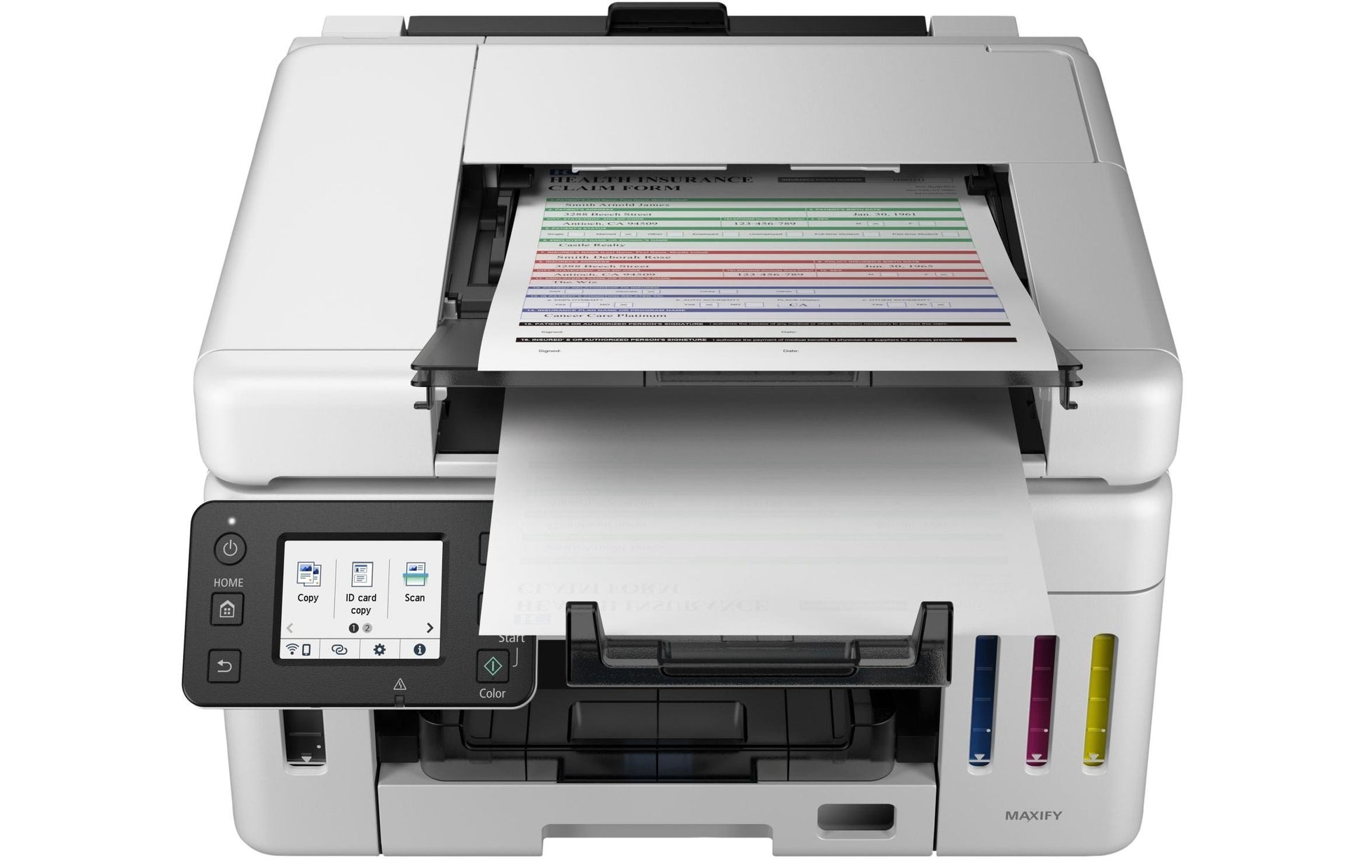 Canon MAXIFY GX6550 – Farbiges Tintenstrahl-MFP A4, 3-in-1 – USB/LAN/WLAN – Duplex, ADF – 24 S/W-Seiten pro Minute