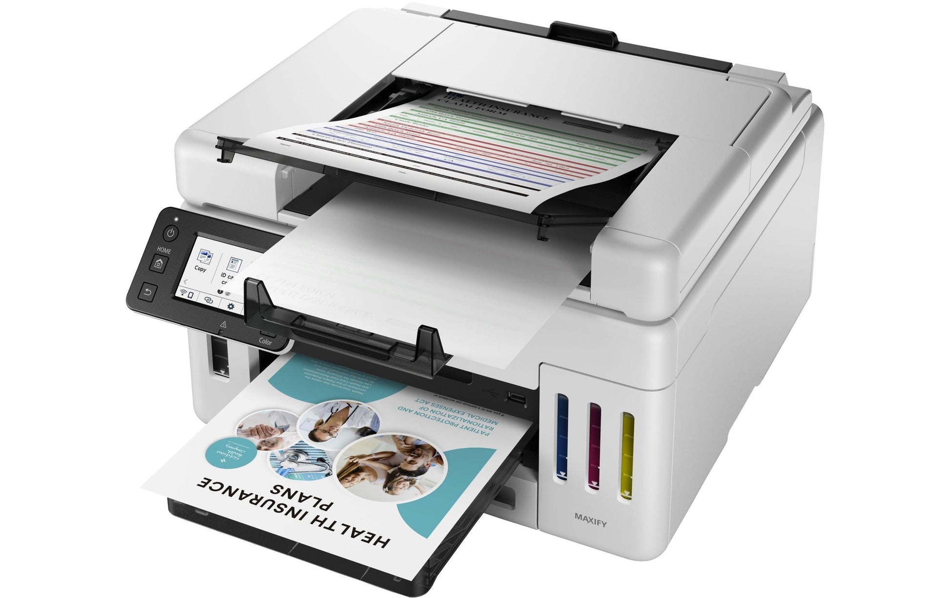 Canon MAXIFY GX6550 – Farbiges Tintenstrahl-MFP A4, 3-in-1 – USB/LAN/WLAN – Duplex, ADF – 24 S/W-Seiten pro Minute