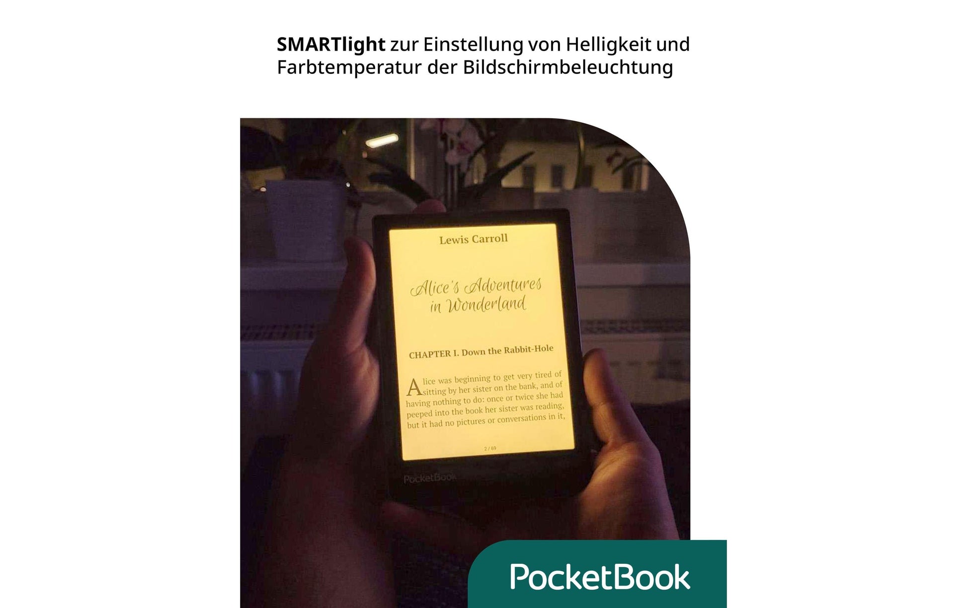 PocketBook Verse Pro – 6" E-Ink Carta, 16 GB, Rot