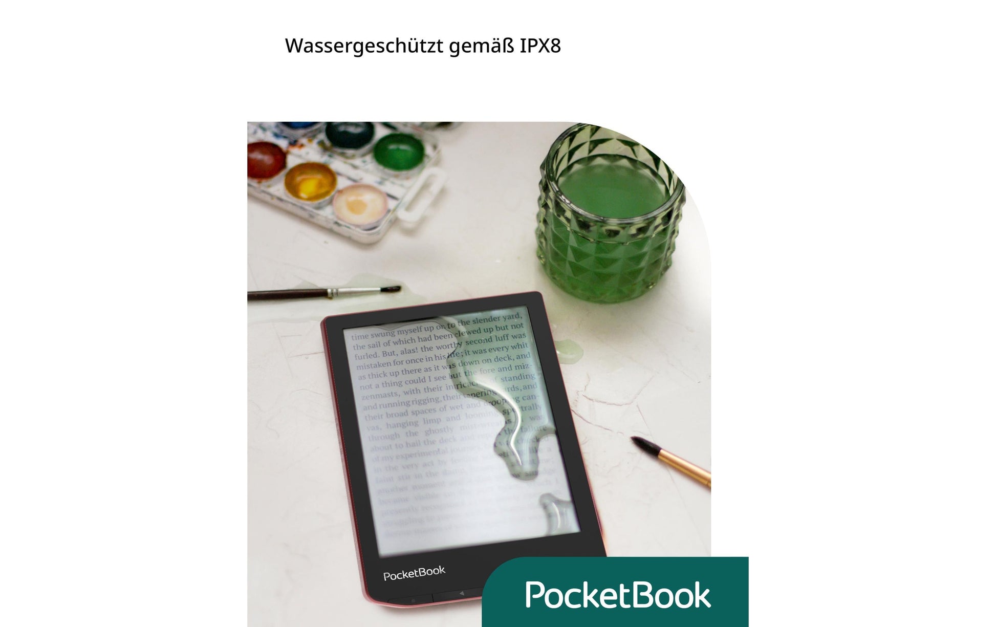 PocketBook Verse Pro – 6" E-Ink Carta, 16 GB, Rot