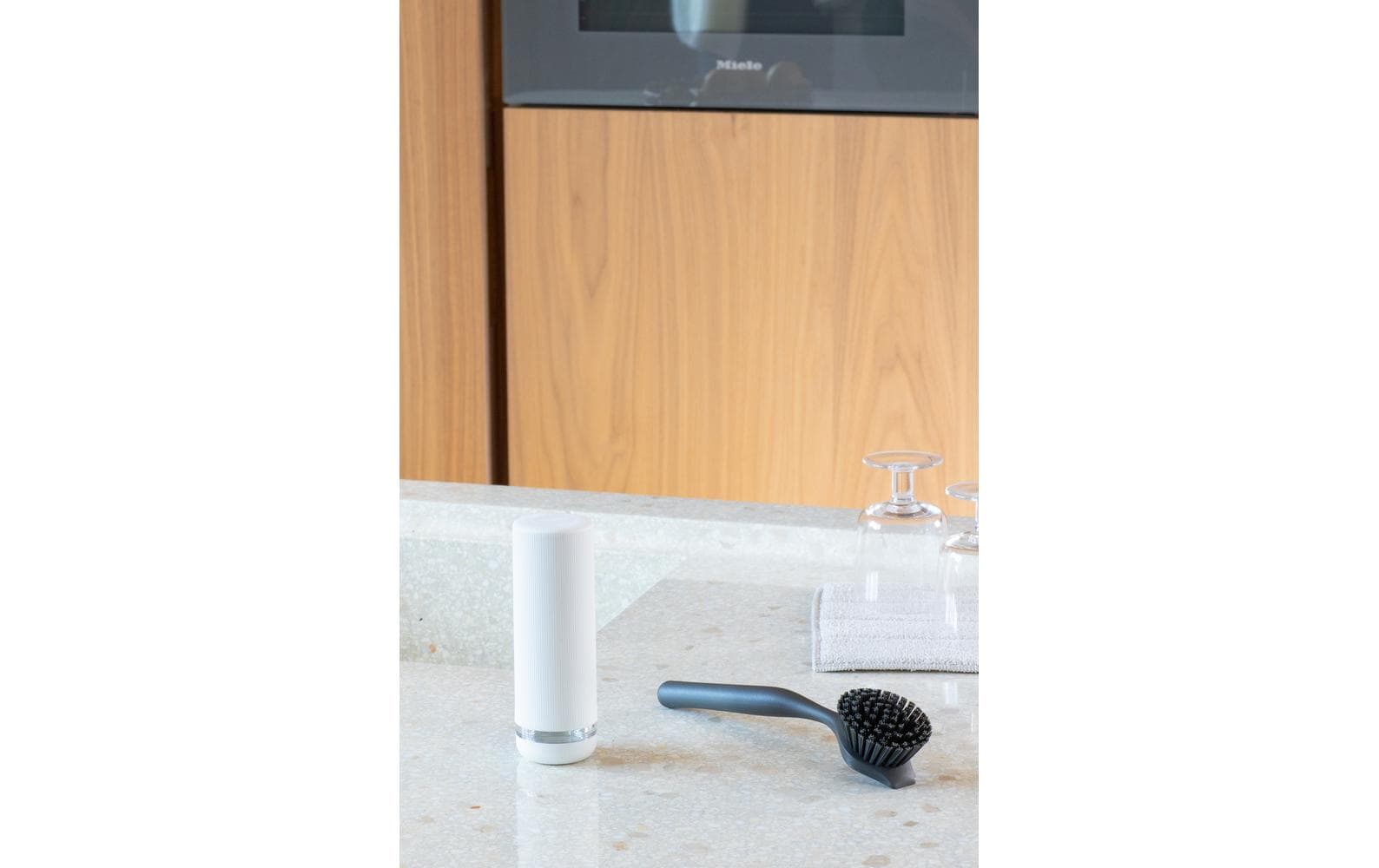 Brabantia Seifenspender – Silikon, Weiss, 200 ml