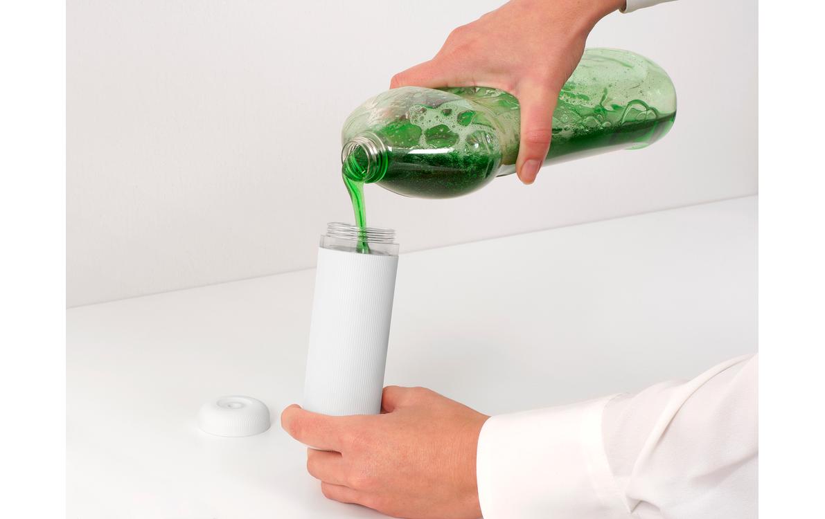 Brabantia Seifenspender – Silikon, Weiss, 200 ml