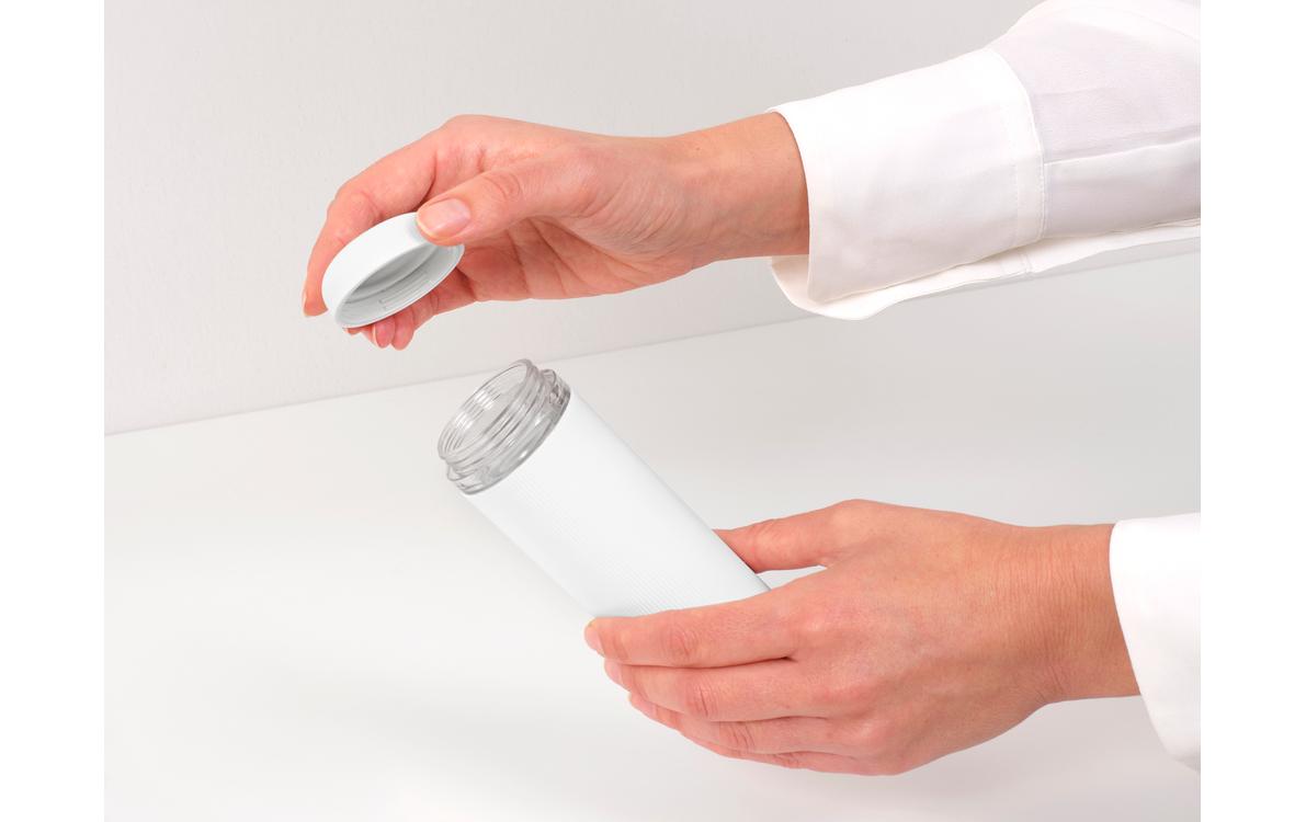 Brabantia Seifenspender – Silikon, Weiss, 200 ml
