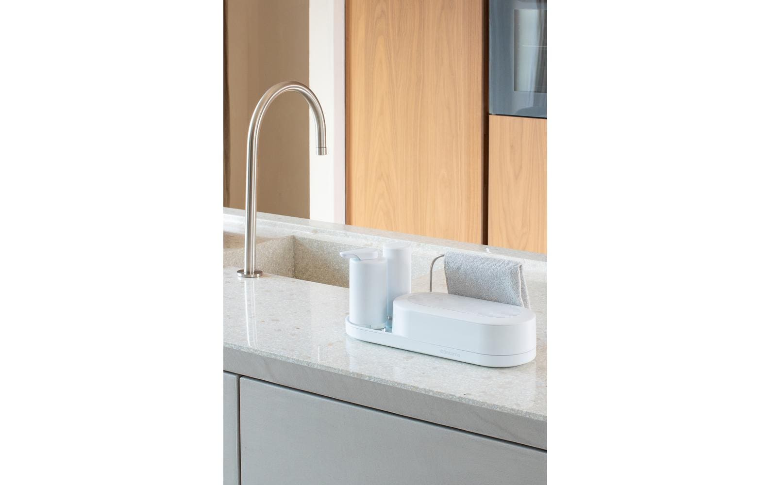 Brabantia Utensilienhalter (wandmontiert) 35,2 × 13 × 16 cm, Kunststoff, weiss