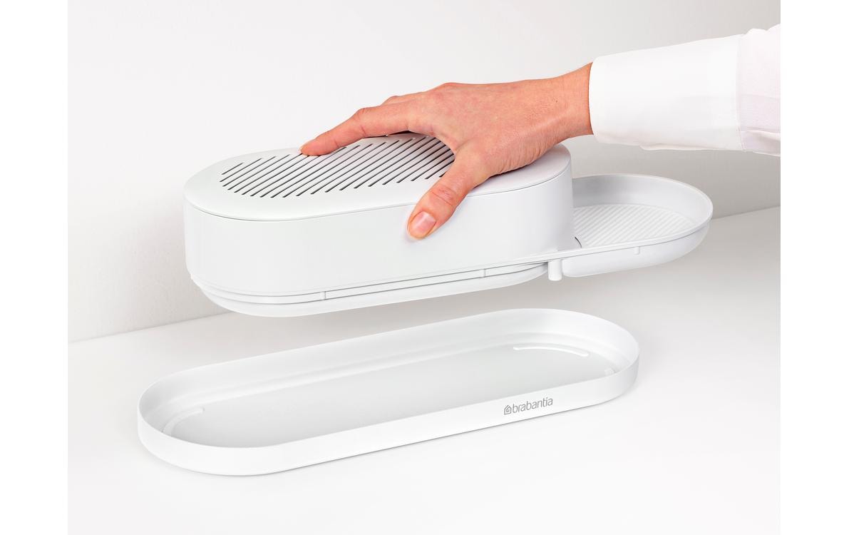 Brabantia Utensilienhalter (wandmontiert) 35,2 × 13 × 15 cm, Kunststoff/Silikon, weiss
