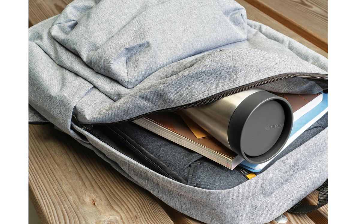 Brabantia Make & Take Thermobecher 200 ml – Doppelwandig 3 h heiss/6 h kalt, Edelstahl, Schraubdeckel