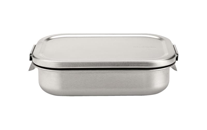 Brabantia Make & Take – Lunchbox 1,1 l, 20 × 13,5 × 5,5 cm, Edelstahl, Silber