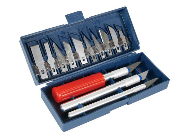 Velleman VTK7 – Präzisionsmesser-Set, 13-tlg., silber