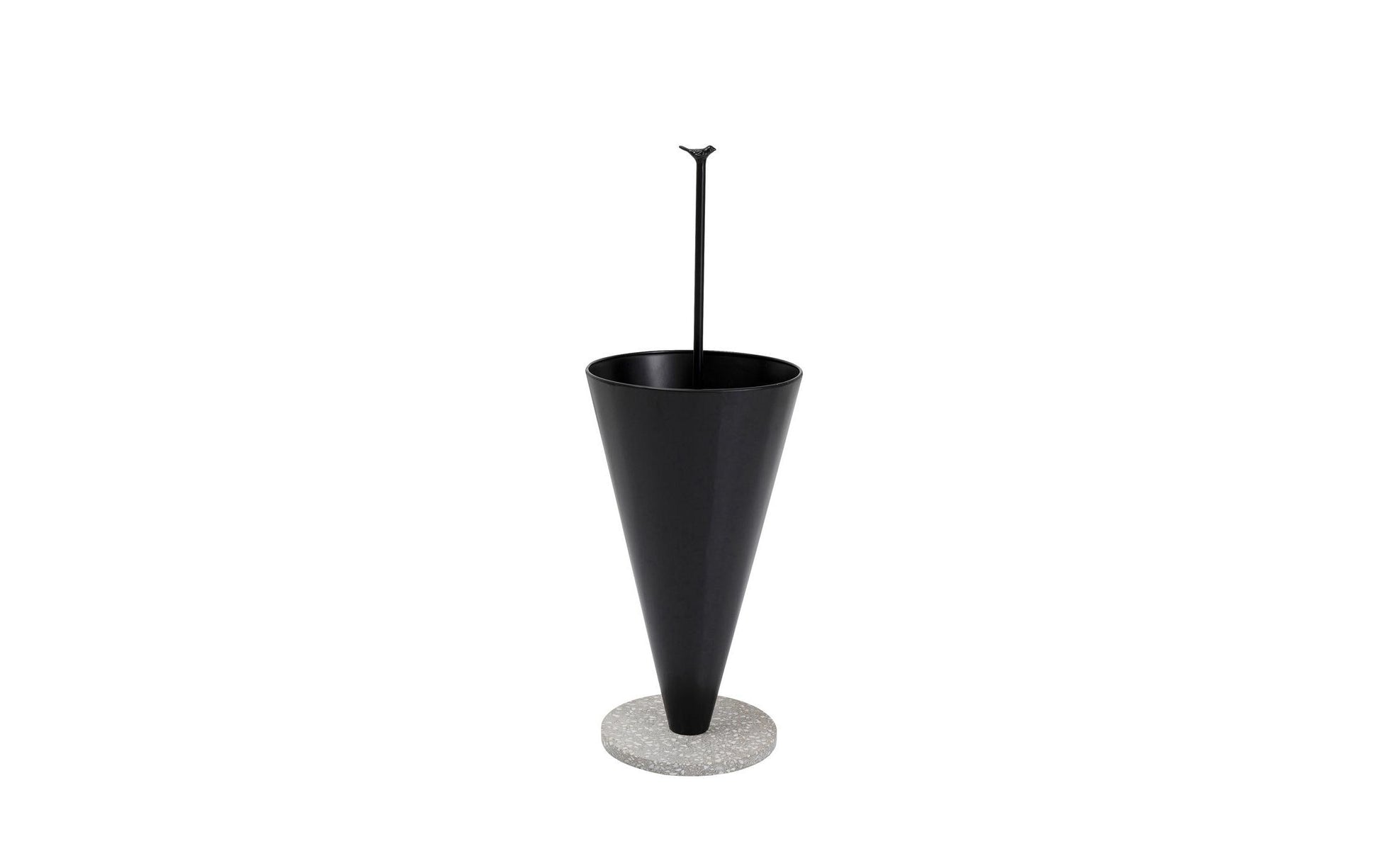 KARE Schirmständer – Stahl, Schwarz, 30 × 30 × 85 cm