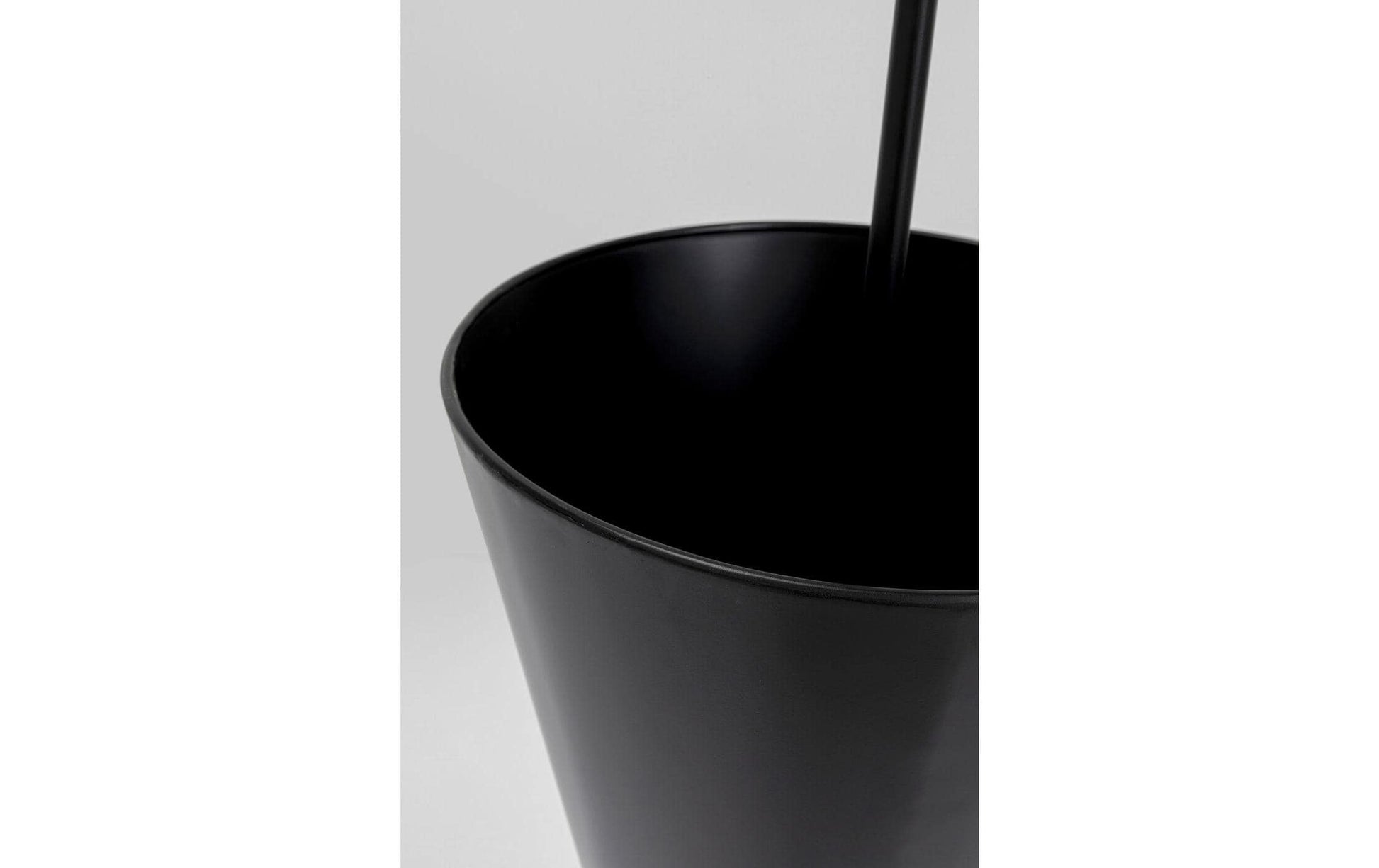 KARE Schirmständer – Stahl, Schwarz, 30 × 30 × 85 cm