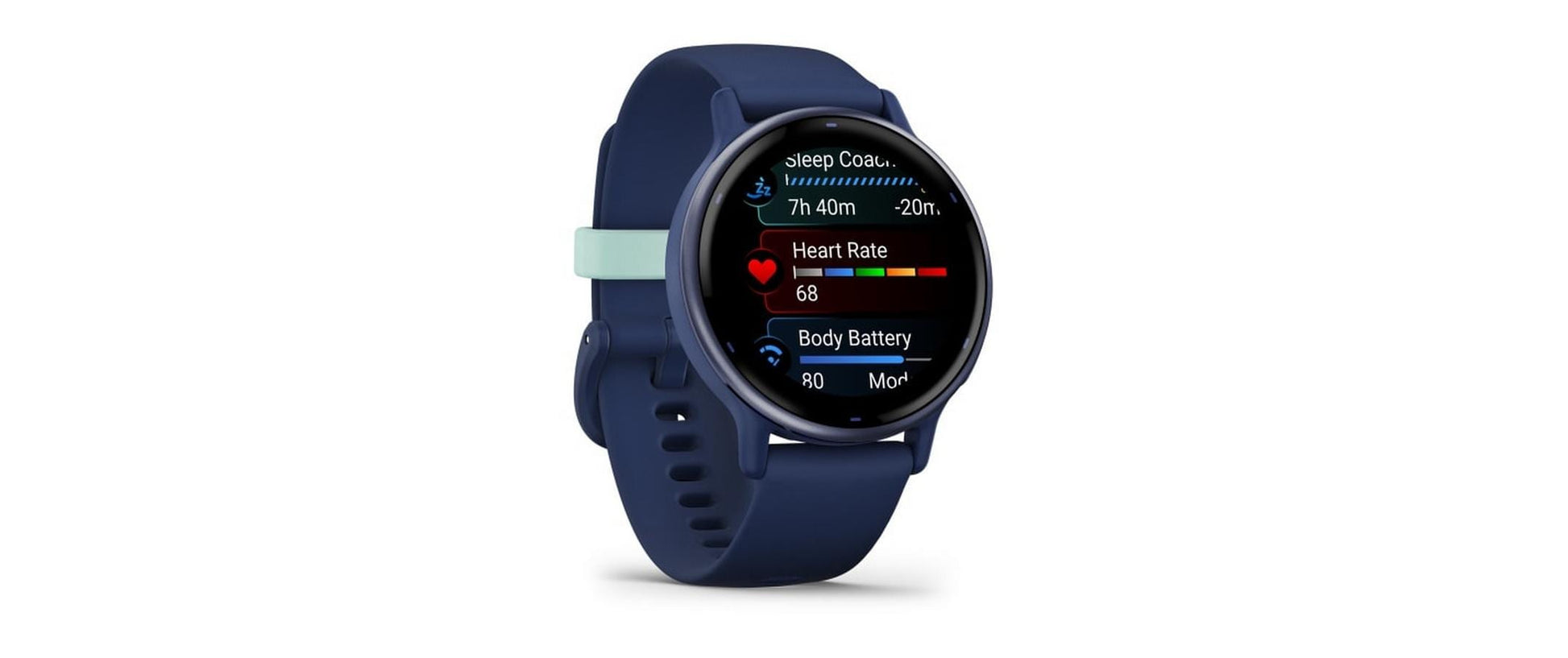 Garmin Vivoactive 5 – GPS-Smartwatch – 42,2 mm, 1,2", GPS, WLAN, AMOLED, Gorilla Glass, 5 ATM, Kapitänsblau