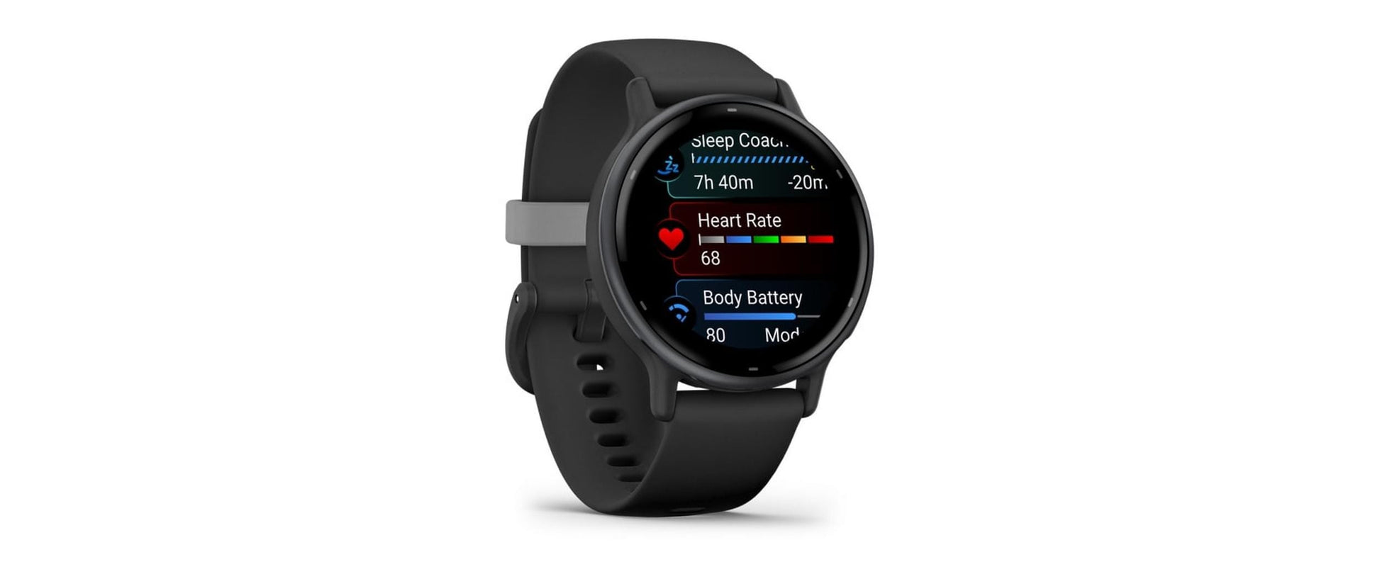 Garmin Vivoactive 5 – Smartwatch – 42,2 mm, 1,2", GPS, WLAN, AMOLED, Gorilla Glass, 50 m, Anthrazit
