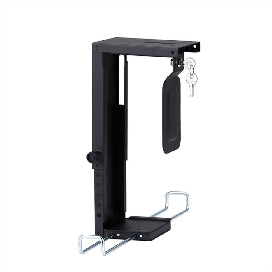 ROLINE CPU-Halterung (Untertisch) – bis 10 kg, schwarz, Metall