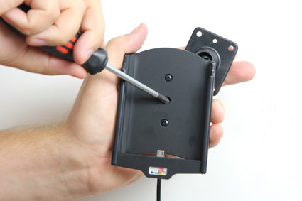 Brodit Auto-Halterung mit USB-Ladung über Zigarettenanzünder (12 V) – für Sony Xperia Z5 – Schwarz