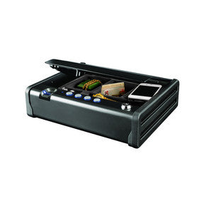 Master Lock Kompaktsafe MLD08EB – Fingerabdruck – 2,3 l – Schwarz