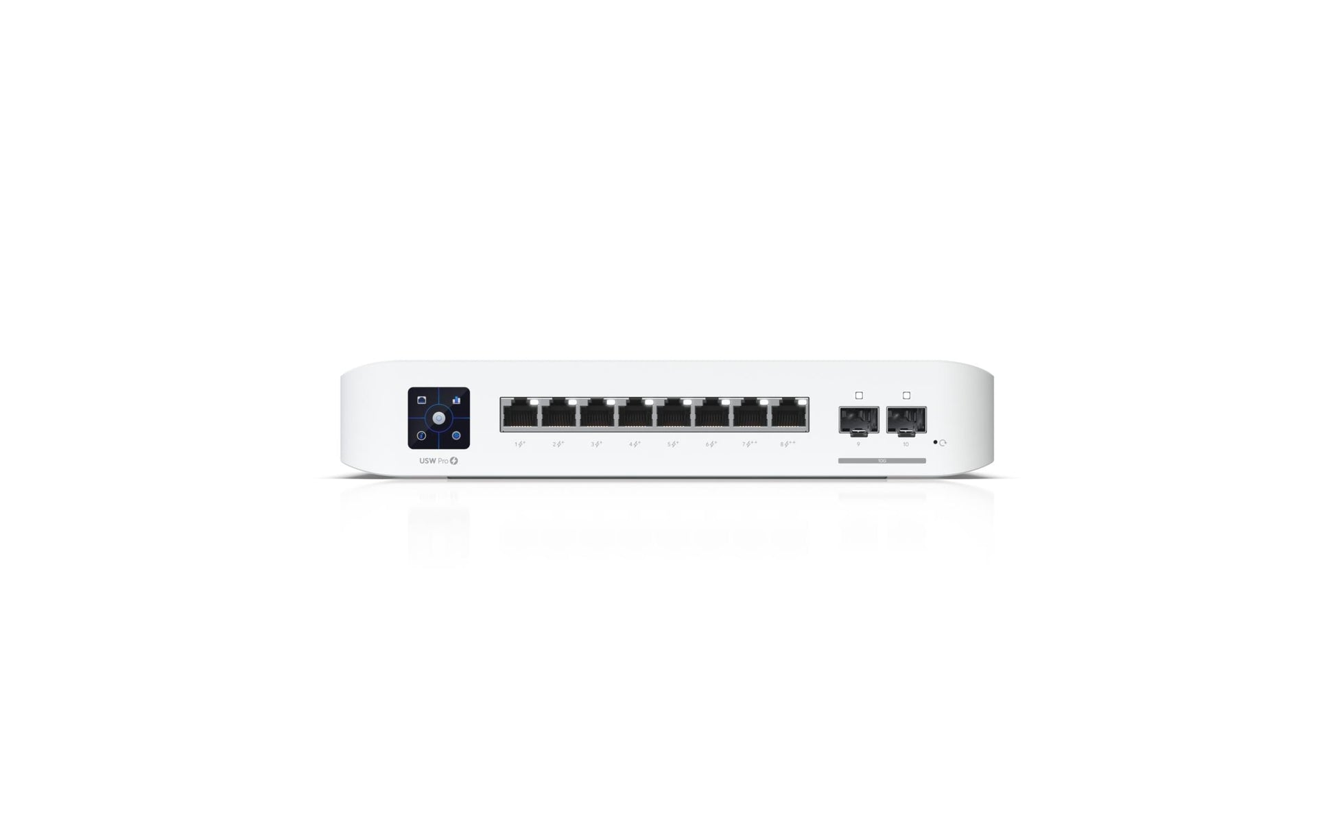 Ubiquiti UniFi USW-PRO-8-POE – Managed Switch – 8×GbE, 2×SFP+, L2/L3, PoE++ 120 W, 1U