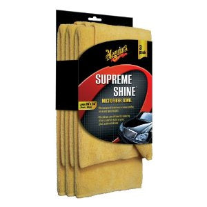 Meguiar's Hochglanz-Mikrofasertücher – Trockentuch, 3 Stück