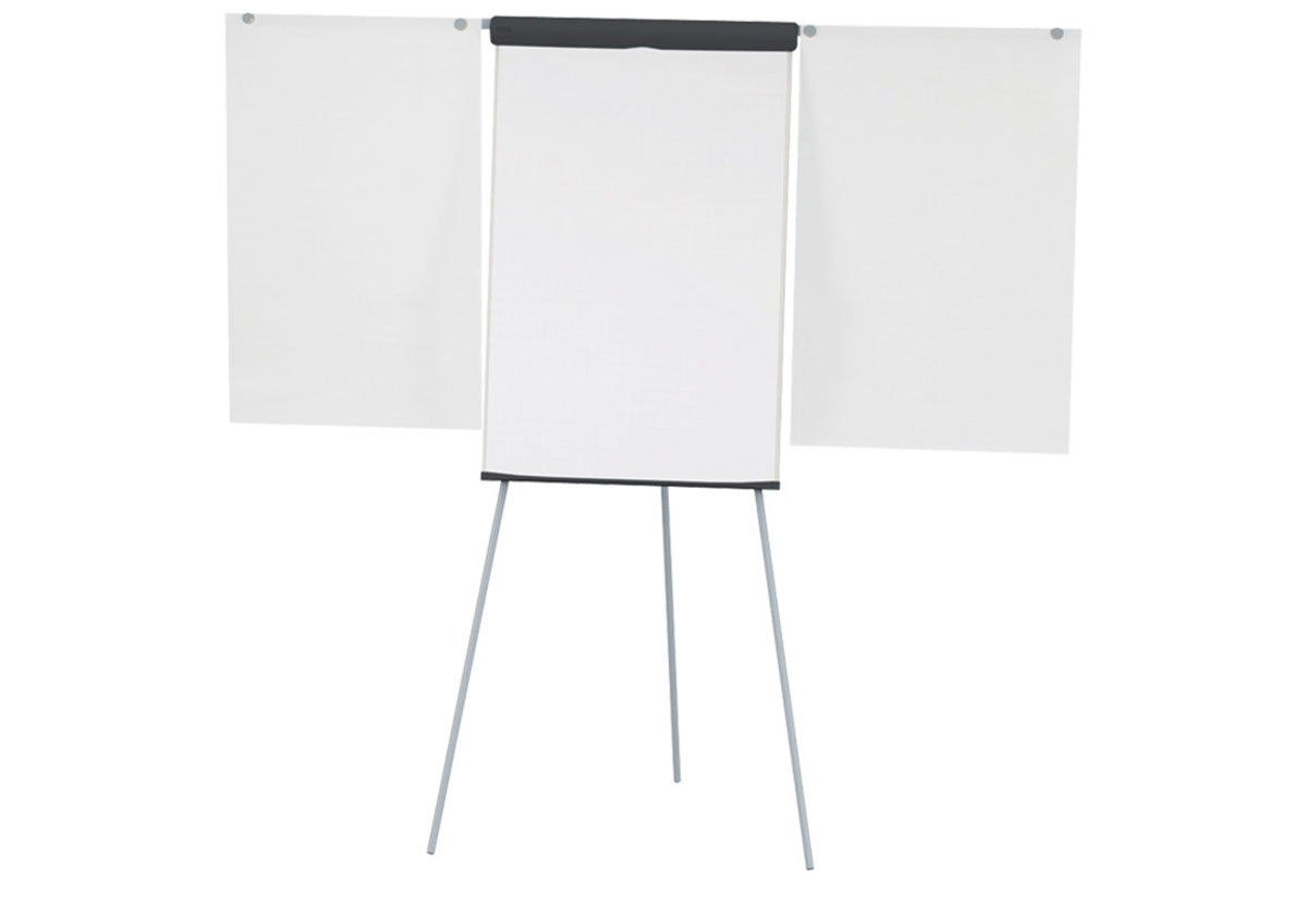 MAUL Flipchart-Block 63722-82 – 66 × 97 cm, grau, Kunststoff, Stahl