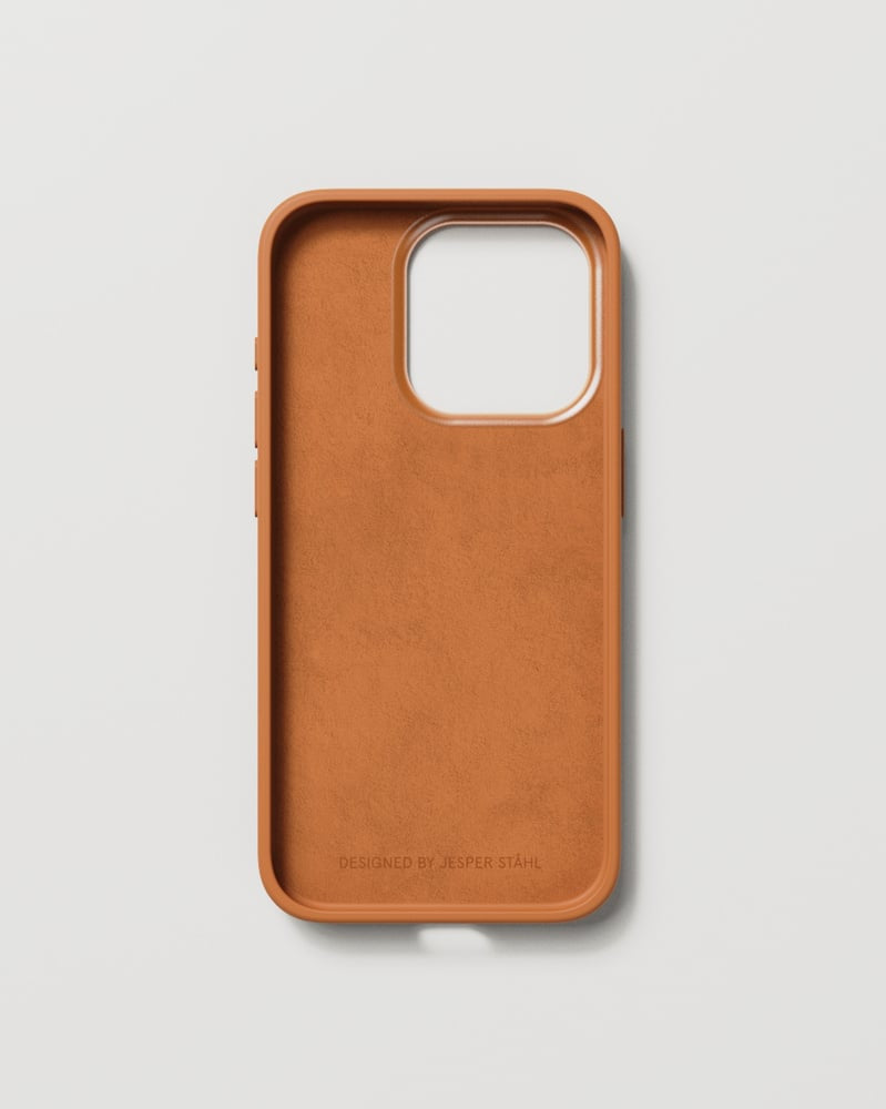 Nudient – Backcover Bold Case – für Apple iPhone 15 Pro – orange – PC