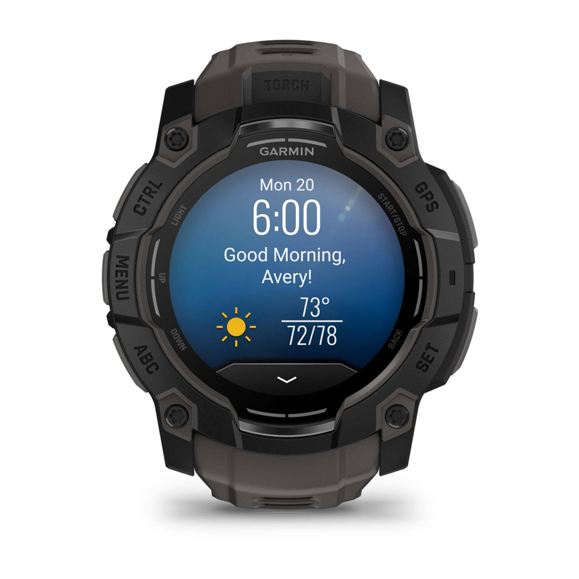 Garmin Instinct 3 50 mm – Wasserdicht 10 ATM, AMOLED-Display