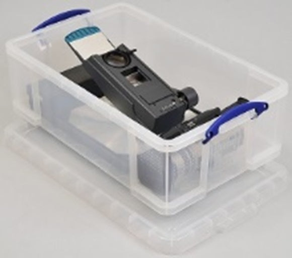 Really Useful Boxes Aufbewahrungsbox – Polypropylen, transparent, 44 × 23 × 71 cm