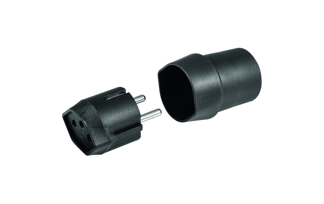 Steffen Adapterkabel, T12–Schuko (Typ F), IP20 – schwarz