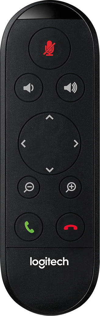 Logitech Konferenz-Fernbedienung – für Connect, IR, 3 m, schwarz/silber