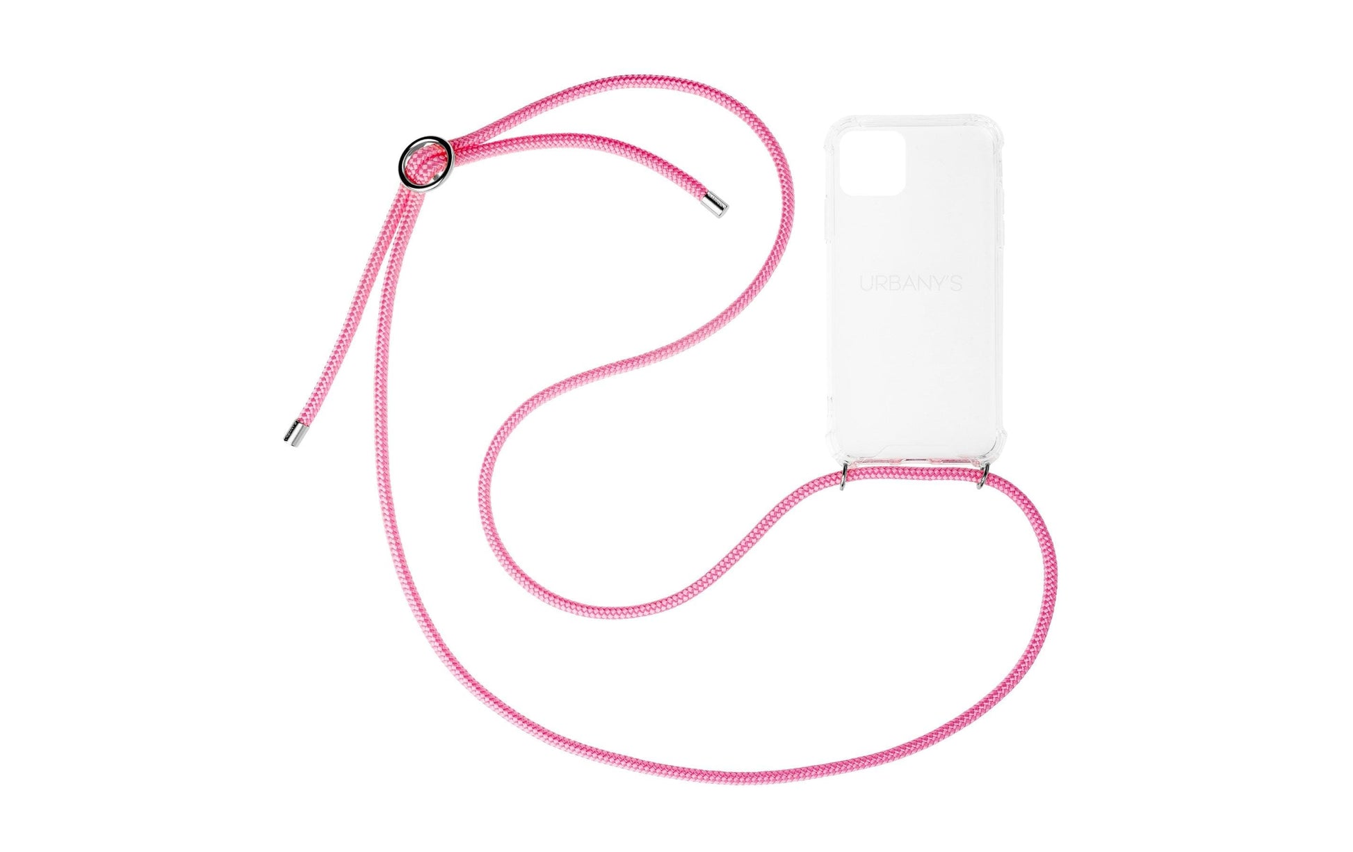 Urbany's Necklace-Hülle – für Apple iPhone 15 Pro Max – pink – mit Kordel