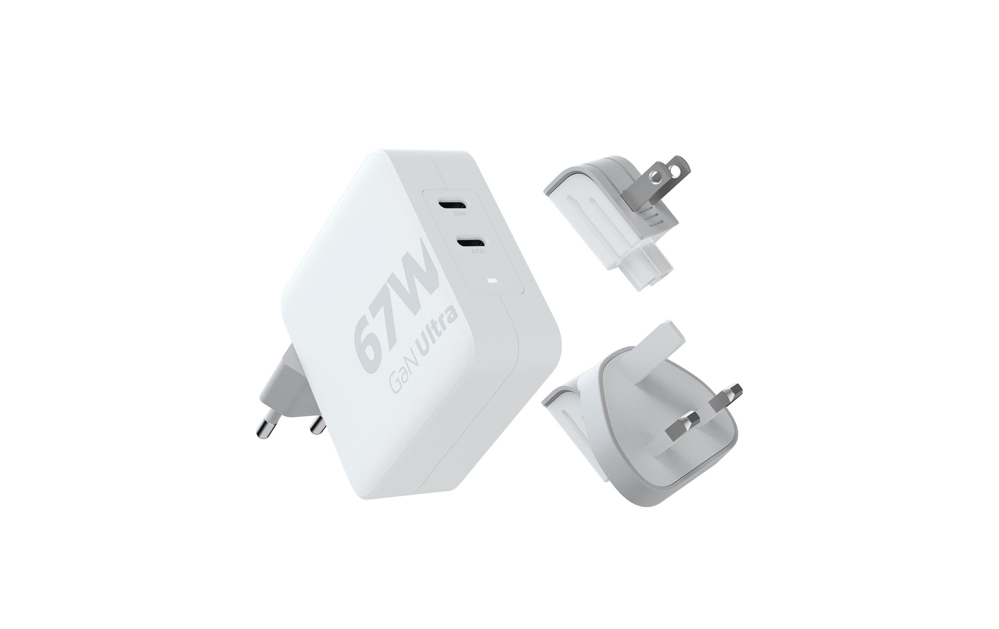 Xtorm Netzteil – 67 W, 2× USB-C, PD, GaN – für USB-C-Geräte