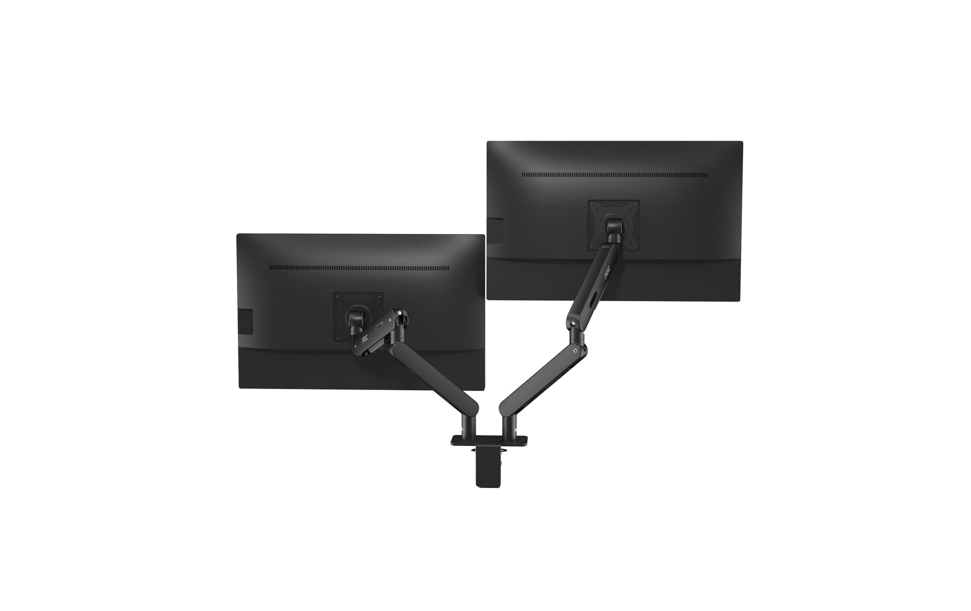 AOC AM420B – Monitorarm, Dual, bis 34", VESA 75 × 75 mm, 9 kg, neigbar, schwarz