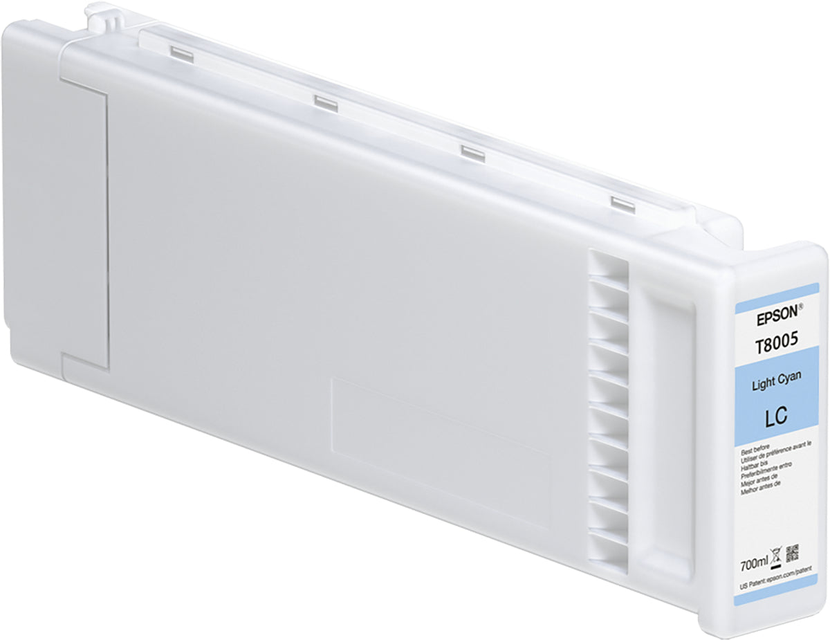 Epson T800500 Helle Cyan Tintenpatrone (Original) – 700 ml – für SureColor P20000 – C13T800500