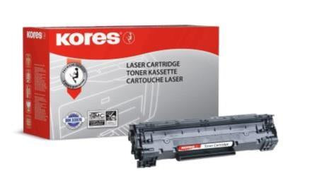 Kores G1211RB (CB436A) Schwarz Toner – Wiederaufbereitet – 2'000 Seiten – für HP LaserJet P1505/P1522