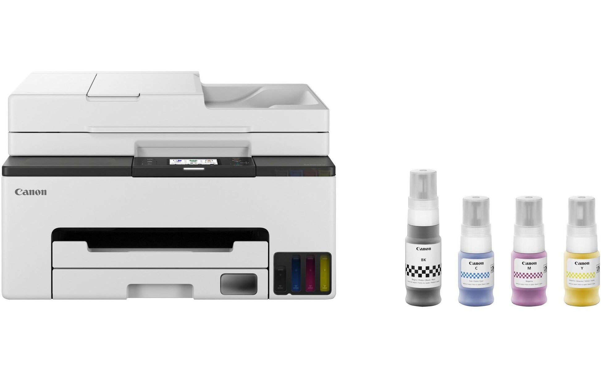 Canon MAXIFY GX2050 – Farbiges Tintenstrahl-MFP A4, 4-in-1 – USB – Duplex, ADF – 15 ppm S/W, 10 ppm Farbe