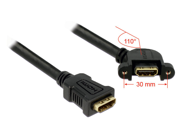 DeLOCK HDMI-Kabel, Schwarz