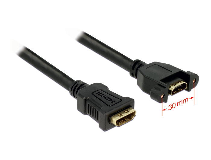 DeLOCK HDMI-Kabel, Schwarz