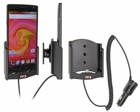 Brodit Kfz-Ladehalterung – Auto, Zigarettenanzünder – USB – für OnePlus 2 – Schwarz