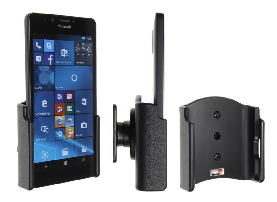 Brodit Auto-Halterung, drehbar – für Microsoft Lumia 950 – Schwarz