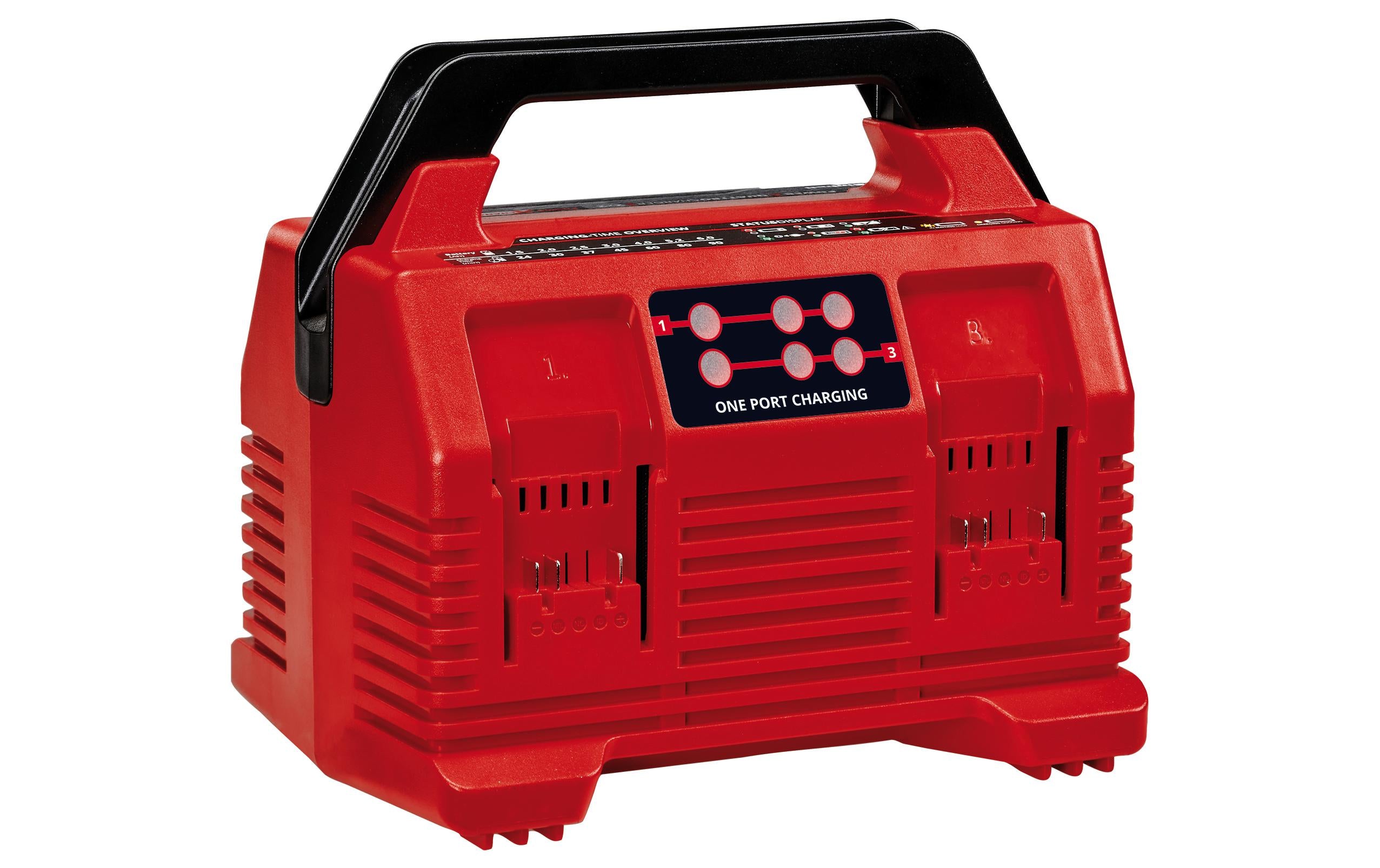Einhell Power-X-Quattrocharger Ladegerät 18 V 4 A – für Einhell Power X-Change Akkus (Li-Ion)