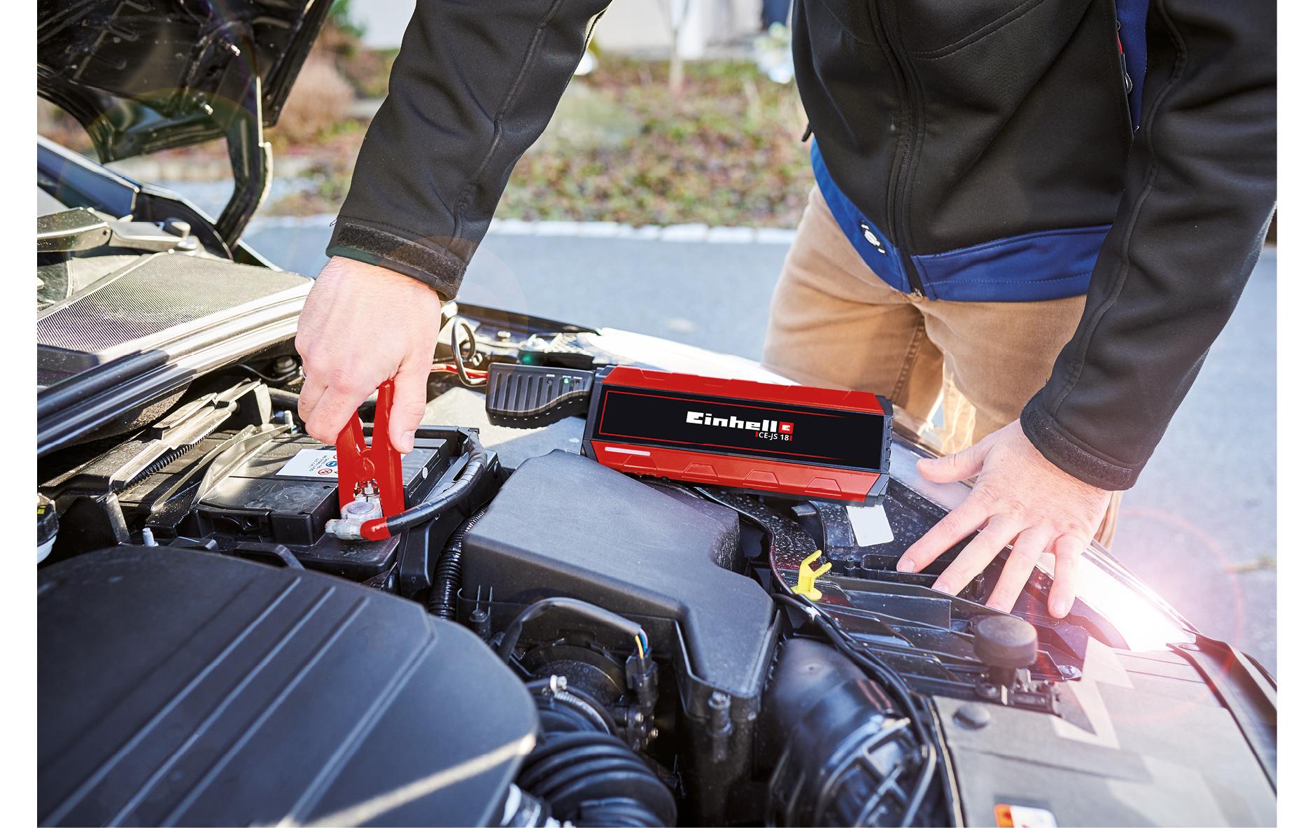 Einhell automotive Einhell Starterbooster CE-JS 18 – mini – 12 V, 300 A, 6000 mAh