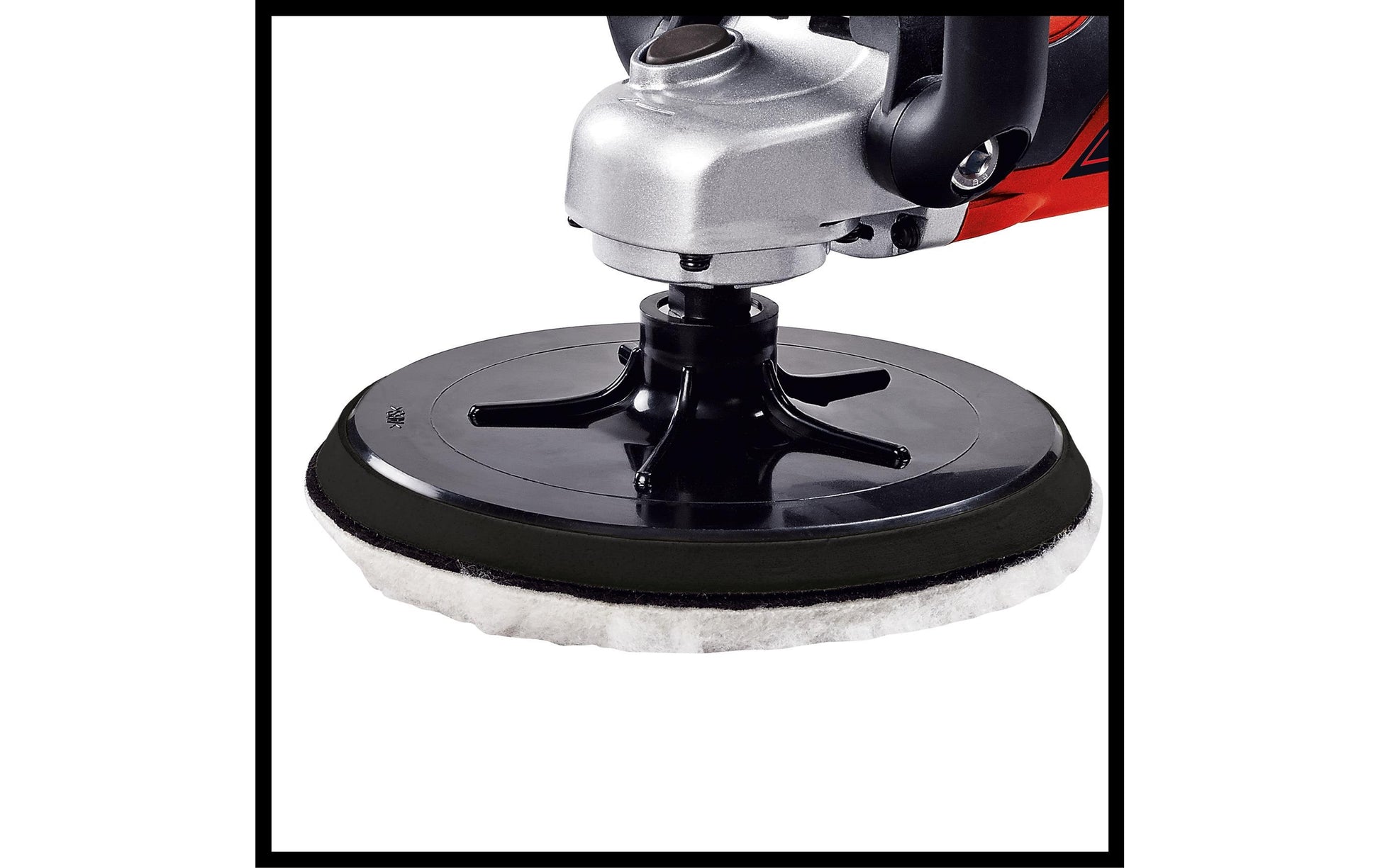 Einhell CC-PO 1100/1E Poliermaschine – 1100 W – Ø 180 mm – Netzbetrieb, Kabellänge 2 m